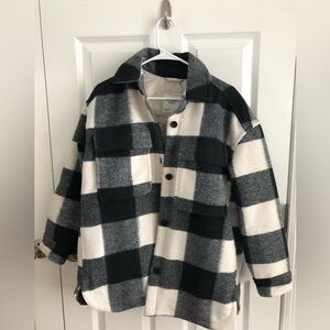 Abercrombie & Fitch Cream Quilted Jacket